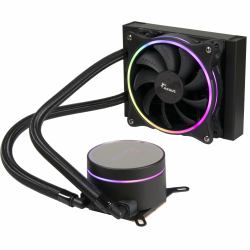 Inter-Tech LC-120 RGB Processore Raffreddatore di liquidi tutto in uno 12 cm Nero 1 pz 