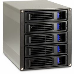 Inter-Tech ST-5255 Custodia per Disco Rigido [HDD] Nero 2.5/3.5" 