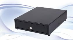 International Cash Drawer SS-102-B, 5/3, Black, USB - 330 x 415 x 90mm, Slide-Out - Coins:5, Notes:3, Very Small Standard - Warranty: 24M