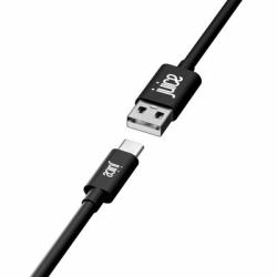 Juice JUI-CABLE-TYPEC-1M-RND-ECO-BLK cavo USB USB C USB A Nero 