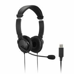 Kensington Cuffie USB-A classiche con microfono e controllo del volume 