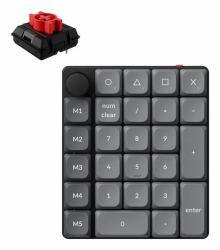 Keychron K0 Max QMK tastierino numerico Universale Bluetooth/USB/RF Wireless Nero, Grigio 