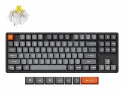 Keychron K8 Max tastiera Universale USB + RF Wireless + Bluetooth QWERTY Inglese UK Nero  - Versione UK