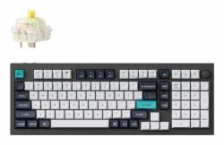 Keychron Q5 Max tastiera Universale USB + RF Wireless + Bluetooth QWERTY Inglese UK Nero, Bianco  - Versione UK