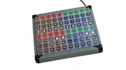 Keytools P&I Engineering XK-80 tastiera USB Nero, Grigio 