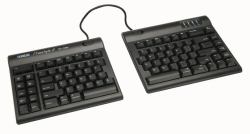 Kinesis Freestyle2 Ergonomic tastiera USB QWERTY Inglese Nero  - Versione UK