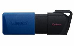 Kingston Technology DataTraveler 64GB USB3.2 Gen 1 Exodia M [Nero + Blu] - 2 Pieces 