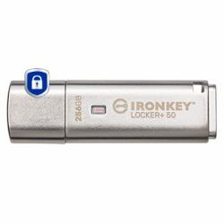 Kingston Technology IronKey 256GB Locker Plus 50 AES Encryption 