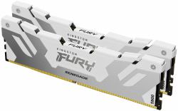 Kingston Technology FURY 64GB 6400MT/s DDR5 CL32 DIMM [Kit da 2] Renegade White XMP 