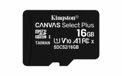 Kingston Technology Canvas Select Plus 16 GB MicroSDHC UHS-I Classe 10 