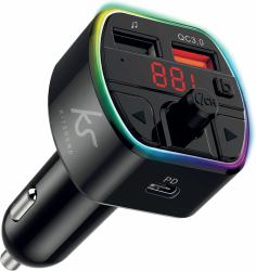 KitSound MYFM2S - Wireless to FM Audio Converter Bluetooth Nero 