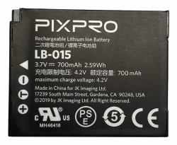 Kodak LB015 Batteria per fotocamera/videocamera Ioni di Litio 700 mAh 