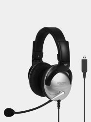 Koss SB45 USB Auricolare Cablato A Padiglione Gaming USB tipo A Nero, Argento 