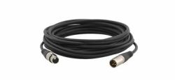 Kramer Electronics XLR Quad Style, 0.5m cavo audio 0,5 m XLR [3-pin] Nero 