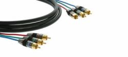 Kramer Electronics Component Cable 1.8m cavo video e componente [YPbPr] 1,8 m 3 x RCA Nero 