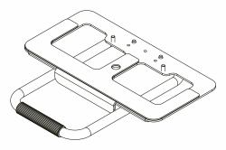 Kramer Electronics 60-1000499 fascia per fotocamera Alluminio 