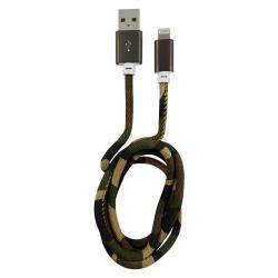 LC-Power LC-C-USB-LIGHTNING-1M-5 cavo Lightning Mimetico, Verde 
