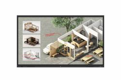 LG CreateBoard Standard lavagna interattiva 2,18 m [86"] 3840 x 2160 Pixel Touch screen Nero 