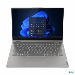 Lenovo ThinkBook 14s Yoga G3 IRU Intel® Core™ i5 i5-1335U Ibrido [2 in 1] 35,6 cm [14"] Touch screen Full HD 16 GB DDR4-SDRAM 256 GB SSD Wi-Fi 6 [802.11ax] Windows 11 Pro Inglese UK Grigio  - Versione UK