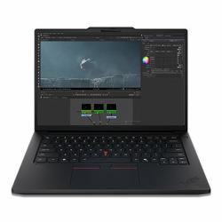 Lenovo ThinkPad P14s Gen 7 [Intel] Intel Core Ultra 7 366H Workstation mobile 36,8 cm [14.5"] WUXGA 32 GB LPDDR5x-SDRAM 512 GB SSD Wi-Fi 7 [802.11be] Windows 11 Pro Nero Tedesco  - Versione Tedesca
