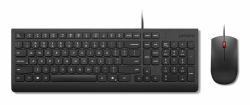 Lenovo 4X31R64400 tastiera Mouse incluso Universale USB Inglese US Nero  - Versione Tedesca