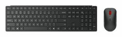 Lenovo 4X31S04814 tastiera Mouse incluso Ufficio RF senza fili + Bluetooth Belga Nero 