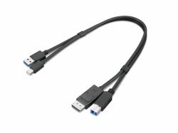 Lenovo 4X91D11453 cavo USB USB 3.2 Gen 1 [3.1 Gen 1] 0,43 m USB A USB B Nero 