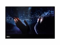 Lenovo ThinkVision M14t Monitor PC 35,6 cm [14"] 1920 x 1080 Pixel Full HD LED Touch screen Nero 