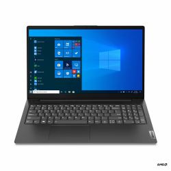 Lenovo V15 G2 ALC AMD Ryzen™ 5 5500U Computer portatile 39,6 cm [15.6"] Full HD 8 GB DDR4-SDRAM 256 GB SSD Wi-Fi 5 [802.11ac] Windows 10 Home Inglese Nero  - Versione UK