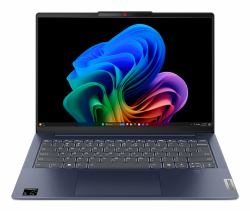 Lenovo IdeaPad Slim 5 14Q8X9 Copilot+ PC Snapdragon X1P-42-100 Computer portatile 35,6 cm [14"] WUXGA 16 GB LPDDR5x-SDRAM 512 GB SSD Wi-Fi 7 [802.11be] Windows 11 Home Inglese UK Blu  - Versione UK