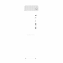 Lenovo IdeaCentre Tower 08AKP10 AMD Ryzen™ 7 250 16 GB DDR5-SDRAM 1 TB SSD Windows 11 Home SFF PC Grigio  - versione straniera