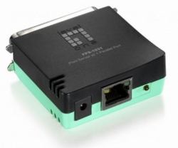 LevelOne FPS-1031 server di stampa LAN Ethernet Nero, Verde 