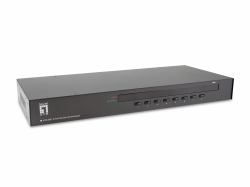 LevelOne KVM-3208 switch per tastiera-video-mouse [kvm] Montaggio rack Nero 