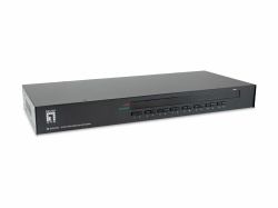 LevelOne KVM-3216 switch per tastiera-video-mouse [kvm] Montaggio rack Nero 