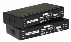 LevelOne KVM-9036 estensore KVM Trasmettitore e ricevitore 