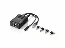 LevelOne POS-1002 divisore di rete Supporto Power over Ethernet [PoE] Nero 