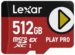 Lexar PLAY PRO microSDXC 512 GB UHS-I Classe 3 