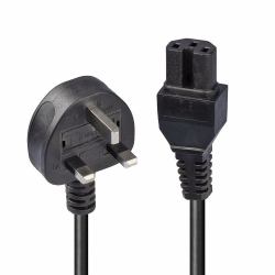Lindy 30458 cavo di alimentazione Nero 2 m Spina di alimentazione di tipo G Accoppiatore C15 