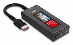 Lindy HDMI 8K60 Signal Analyzer Nero 