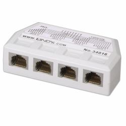 Lindy 34016 divisore di rete Bianco 