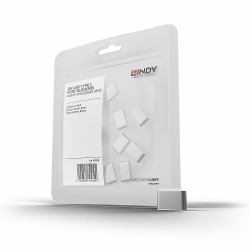 Lindy 40439 clip sicura USB tipo-C Bianco 10 pz 