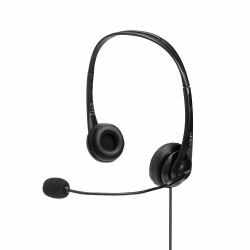 Lindy 42870 cuffia e auricolare Cablato A Padiglione Musica e Chiamate USB tipo A Nero 