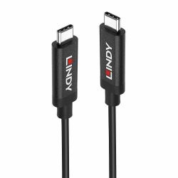 Lindy 43308 cavo USB USB 3.2 Gen 2 [3.1 Gen 2] 5 m USB C 10 Gbit/s 60 W Nero 