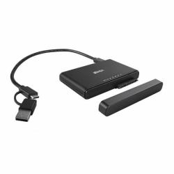 Lindy 43359 docking station per unità di archiviazione USB 3.2 Gen 2 [3.1 Gen 2] Type-C Nero 