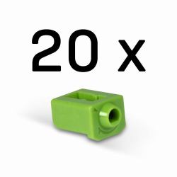 Lindy 47913 clip sicura Bloccaporte SFP Verde Acrilonitrile butadiene stirene [ABS] 20 pz 