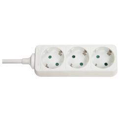 Lindy 73100 prolunghe e multiple 3 presa[e] AC Interno Bianco 