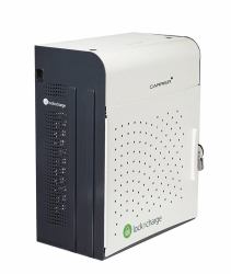 LocknCharge Carrier 15 Armadio per la gestione dei dispositivi portatili Grigio, Bianco 