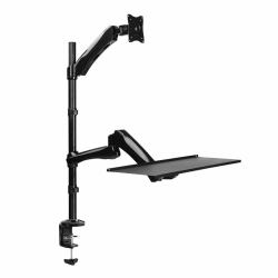 LogiLink BP0030 Supporti a parete per TV 68,6 cm [27"] Scrivania Nero 