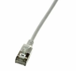 LogiLink Slim U/FTP cavo di rete Grigio 1 m Cat6a U/FTP [STP] 