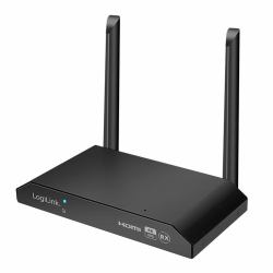 LogiLink HDW0103AR moltiplicatore AV Ricevitore AV Nero 